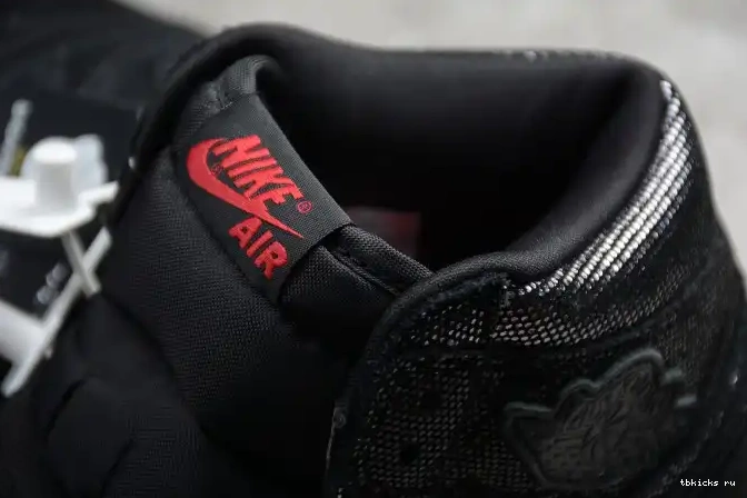Reps TB Retro Jordan Black High Gym DC7071-001 1 OG Red Air 0617